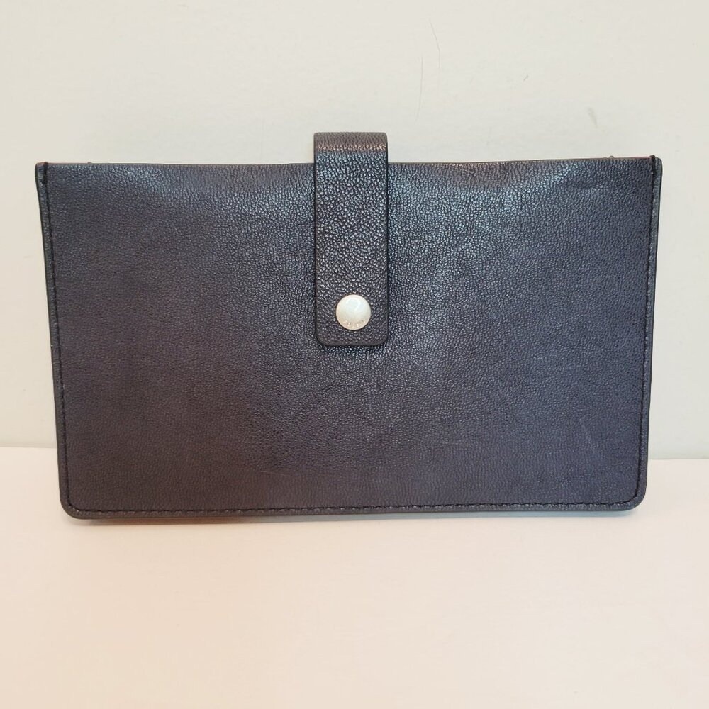 Fossil Vale Medium Tab Sorting Wallet Midnight Na… - image 1